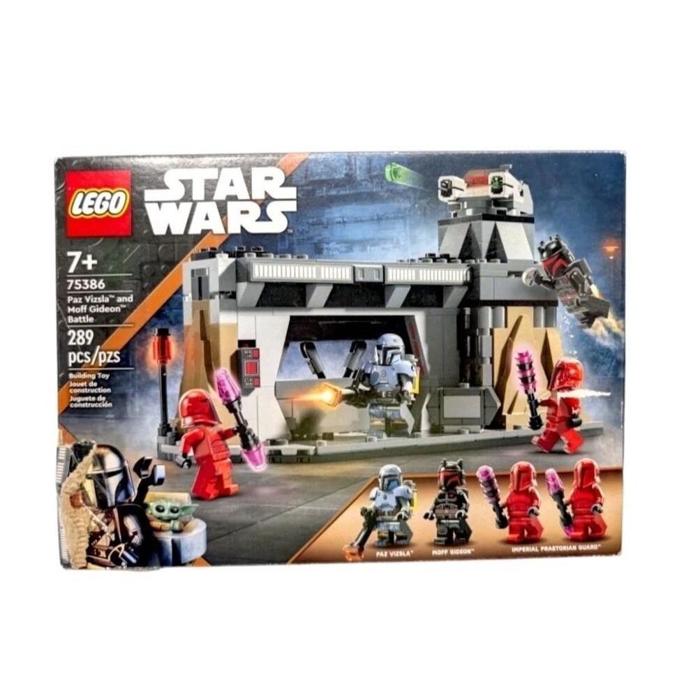 LEGO Star Wars 75386 Paz Vizsla & Moff Gideon Battle Mandalorian Set Damaged Box